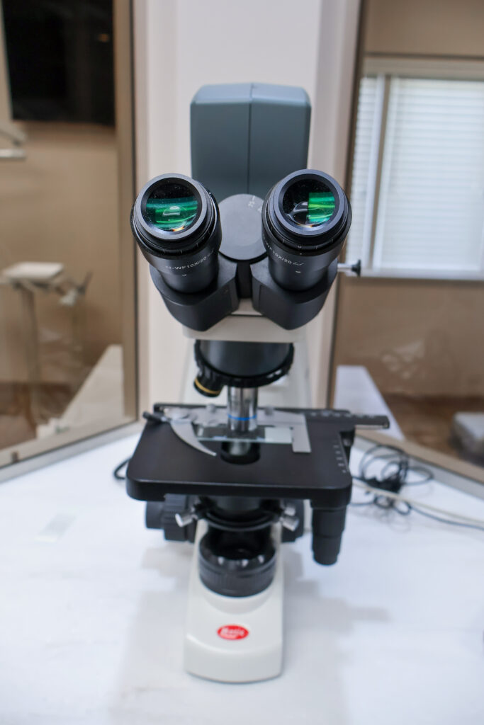 in house pathology with our advanced microscope