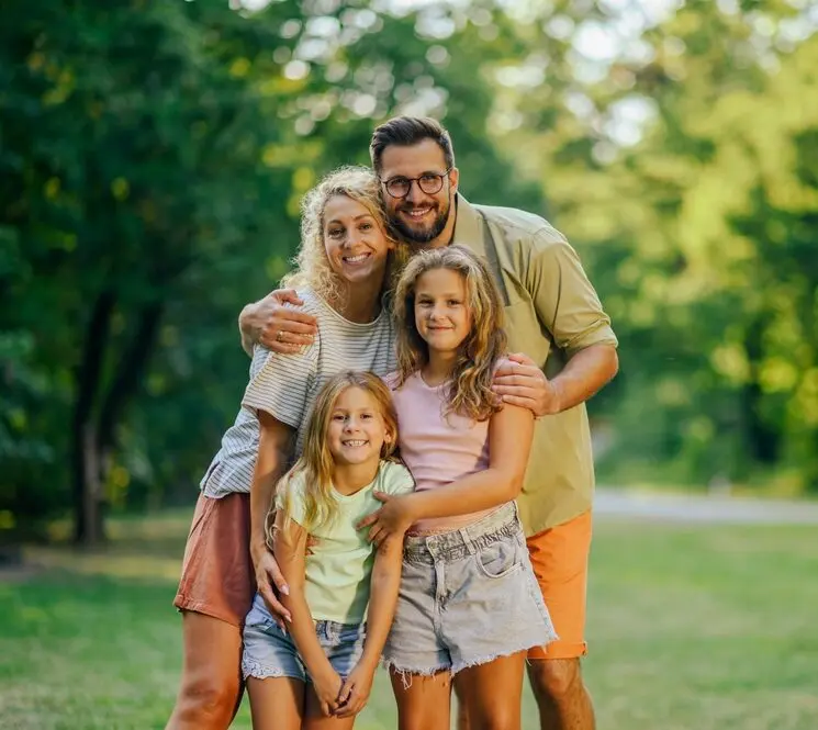 Clinton Township Family with bright smiles thanks to family dentist in Shelby Township, MI