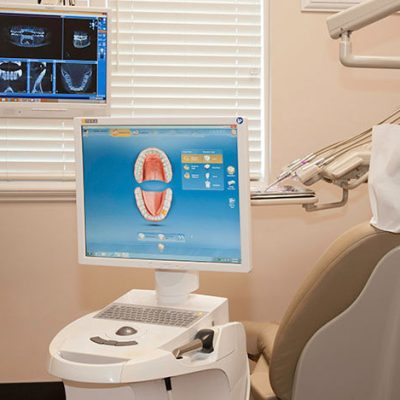 office1 patient room for dental emergencies at Shelby Township dentist office